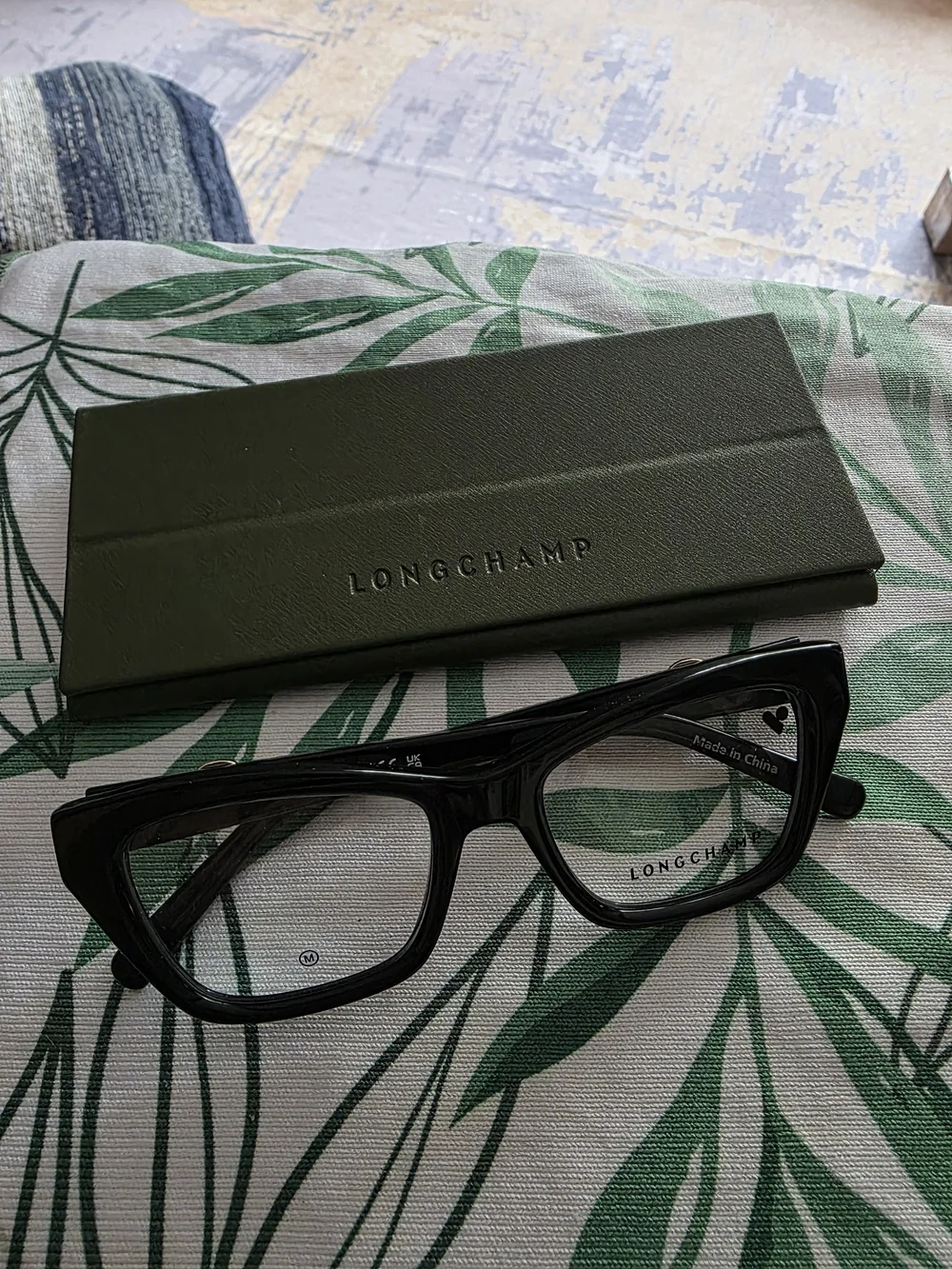 Longchamp LO2762 Black Eyeglasses 51-18-140 Gold Logo RX Frames NEW